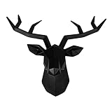 Baoblaze 3D-Harz-Skulptur, Tierstatue, Figuren, Wandbehang, Sammlerstück, dekorative...