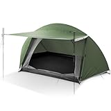 Zelt, Campingzelt für 1 Person, Ultra-leicht Kuppelzelt, Schneller Aufbau, Wasserdicht, Kleines...