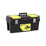 Stanley Werkzeugbox Millenium (16 Zoll, mit herausnehmbarer Ablage, zwei Organizern,...