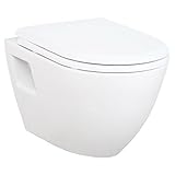 EXTRA KURZ Hänge Dusch Wc Taharet Bidet Taharat Intimdusche TP325 inkl. Soft-Close Deckel