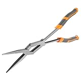 Spitzzange 13 Zoll Nadelzange Lange mit ergonomischem Griff Reichweite Chrom Vanadium Stahl...