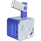 Technaxx Mini Musicman 3 W Blau - Tragbarer Lautsprecher (1-Weg, 3 W, 150-18000 Hz, 4 Ohm, 10%,...