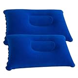 EIHI 2 Stück 38x24cm Aufblasbares, outdoor kissen reisekissen, strandkissen, für Camping/Reise mit...