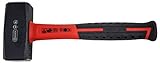 Connex Fäustel 1500g Glasfaserstiel 2K-Gr. - Rot/Schwarz - Zwei-Komponentengriff - mit...