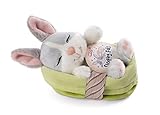 NICI Kuscheltier Hase grau 12 cm – Stofftier aus weichem Plüsch, niedliches Plüschtier im...