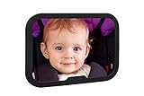 Altabebe 360° Baby Autospiegel - 100% Bruchsicherer Rücksitzspiegel - Baby Erstausstattung &...