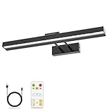 LABOREDUCER Bildbeleuchtung Kabellos,Akku Kabellose Bilderleuchte,Wiederaufladbare Dart...