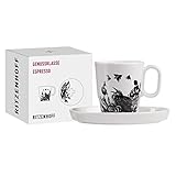 RITZENHOFF 3721001 Espresso-Tasse 95 ml - Serie Genussklasse Nr. 1 - Set mit Untertasse, aus...