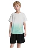 Eandarui Kinder Junge Fussball Basketball Trainingsanzug Kurzarm Tank Top Mit Schnelltrocknend...