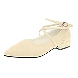 Geilisungren Abendschuhe Mit Flachen Absätzen Damen Blockabsatz Schuhe Elegant Klassische...