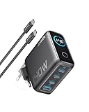 Anker 140W USB C Ladegerät, Laptop Ladegerät, 4-Port Multi-Geräte Schnellladeleistung,...