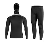 Military Wear Tactical Level 1 Black Herren Thermounterwäsche Set mit Sturmhaube |...