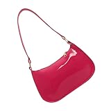 Xoktlde Elegante Damen-Unterarmtasche mit Reißverschluss, PU-Leder, Schultertasche, Party,...