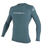 O'Neill Wetsuits Herren Basic Skins L/S Rash Guard T-Shirt, Dusty Blue, M