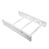 TOYZFRIENDY Kleiner Handtuchleiter Badezimmer Landhausstil Kleine Leiter Weißer Handtuchhalter mit...