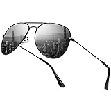 kunchu Sonnenbrille-Herren-Sonnenbrille-Damen-Polarisierte Sonnenbrillen Retro Metallrahmen Unisex...