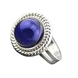 Uonlytech Verstellbarer Stimmungsring Damen Farbwechsel Temperatur Schmuck Gemstone Mood Ring für...