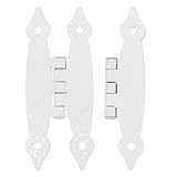 Tofficu 2 Stück Antike Truhenscharniere aus Eisen 3,5 Zoll H förmig Vintage Türscharniere für...