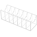 Flaroey Acryl-Gürtelaufbewahrungsbox, Transparente Aufbewahrungsbox für Gürtel und Krawatten,...