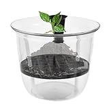 Tianeri Selbstbewässernde Töpfe – automatische Bewässerung für den Innenbereich, sichtbare...