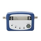 Mini-TV-Signalfinder-Messgerät mit Kompass und 4 Leuchtanzeigen – Antennenstärketester...