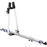Fischer Auto Dach Fahrradträger, TÜV geprüft, geeignet für EIN Fahrrad, Beladung bis 15 kg,...