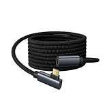 EUDOBEL 240W USB C Verlängerung 0,5m (USBC 3.2 Gen 2×2 20Gbps, Winkel 90 Grad) Video 8K@30Hz,...