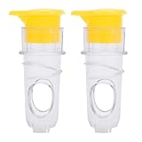 Tragbare Zitronenpresse, ABS PP, Arbeitssparender Manueller Entsafter mit Filter, Kompakter...
