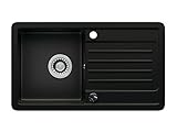 LINDBERGH® Küchen Granit-Spüle Schwarz 'VEL44' mit Siphon, Verbundstoffe Made in Germany, Spülen...