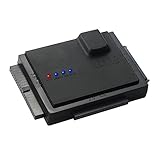 SHINEOFI Festplattenadapter mit LED Anzeige für SSD USB Converter für Cd DVD Langlebiges Material