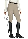 WILLIT Damen Reithose Reitleggings Vollbesatz Silikon Reithose High Waist Stretch Reithose mit...