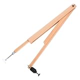 TOVINANNA Großer Holzzirkel mit Verstellbarem Radius bis Robuster Zeichenkompass für Präzises...