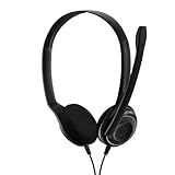 EPOS PC 8 USB On-Ear-Stereo Wired Headset mit Mikrofon, Kopfhörer mit Kabel, Inline-Lautstärke,...