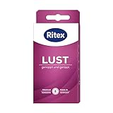 Ritex LUST Kondome, Genoppt und gerippt, 8 Stück, Made in Germany