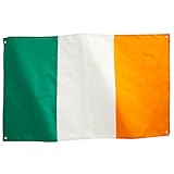 Runesol Republik Irland Nationalflagge 3x5, 91x152cm, Tricolour Banner, 4 Ösen, Messingöse In...