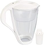 Glas-Wasserfilter Dafi Crystal Classic 2.0L inklusive 1 Filterkartusche - Weiß