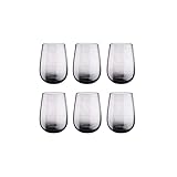 BUTLERS Trinkglas, Set 6x Longdrinkgläser 590ml aus Glas -CALICO- ideal als Cocktailgläser,...