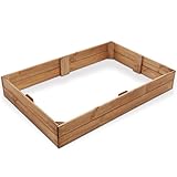 Onbest Premium Hochbeet - Pflanzbeet Holz mit Innenvlies – Garten Hochbeet – erweiterbar und...