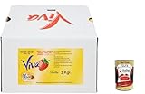 Viva HO.RE.CA Confettura di Fragola Einzeldosis Erdbeermarmelade 120x 25gr + Italian Gourmet polpa...