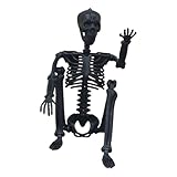 Halloween Skelett, Realistisches Skelettmodell Mit Beweglichen Gelenken, Unheimliche Szenen Party...