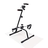 Pedaltrainer für Arm- und Beinübungen, Pedalmaschine, sitzendes Mini-Heimtrainer, stationäres...