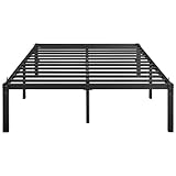 Yaheetech Bettrahmen 140 x 200 cm Metallbett Bettgestell aus Metall, Modern Jugendbett mit...