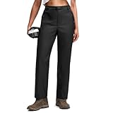 BUBW wasserdichte Regenhose für Damen Packbare Leichte Regenhose, Winddichte Reflektierende...