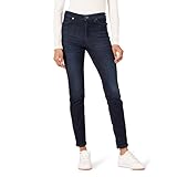 Amazon Essentials Damen Skinny-Jeans, Halbhoch, Dunkle Waschung, 42