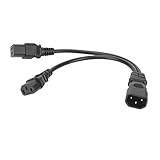 Y-Splitter-Netzsteckerkabel, IEC320 C14 Bis C19 und C13-Netzkabel mit PVC-Hülle für...