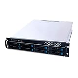 FANTEC SRC-2080X07 Storagegehäuse SATA 2HE 48,3cm (19') 550mm tief, 8x 8,9cm (3,5') offen, 2x 6,4cm...
