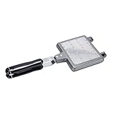 PEPLAYTAL Aluminium Waffelbackform Waffelbäcker Sandwichbackform Hitzebeständig Schnelles Erhitzen...