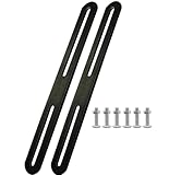 Befestigungsset für Zaunbriefkasten, 2 Stück Zaunbefestigung 360 x 24 mm Briefkasten Befestigung...