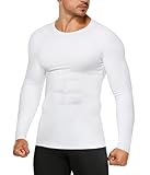TAILONG Langarm-Kompressionsshirts für Herren – Athletic Base Layer Workout Shirt Rundhals...