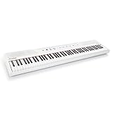 Alesis Recital White - 88-Tasten Einsteiger Digital Piano / E Keyboard mit halbgewichteten...